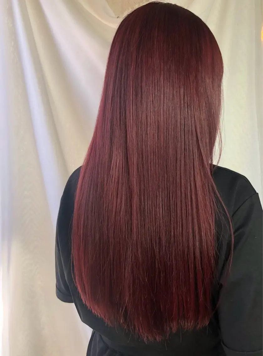 ロング カラー マエダ シュンのヘアスタイル