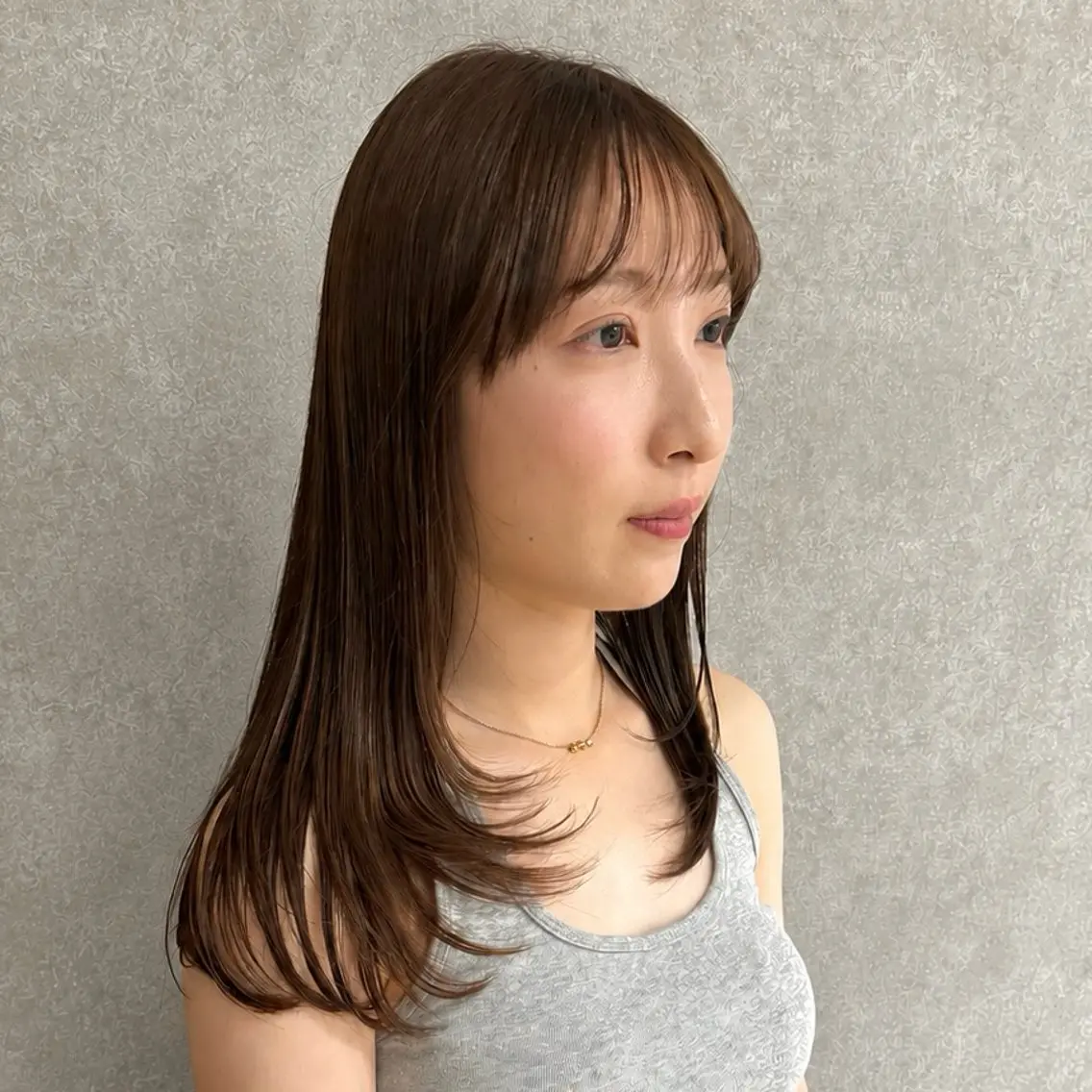 セミロング ヘアカラー 透明感/オリーブ /わがつまこうすけのヘアスタイル