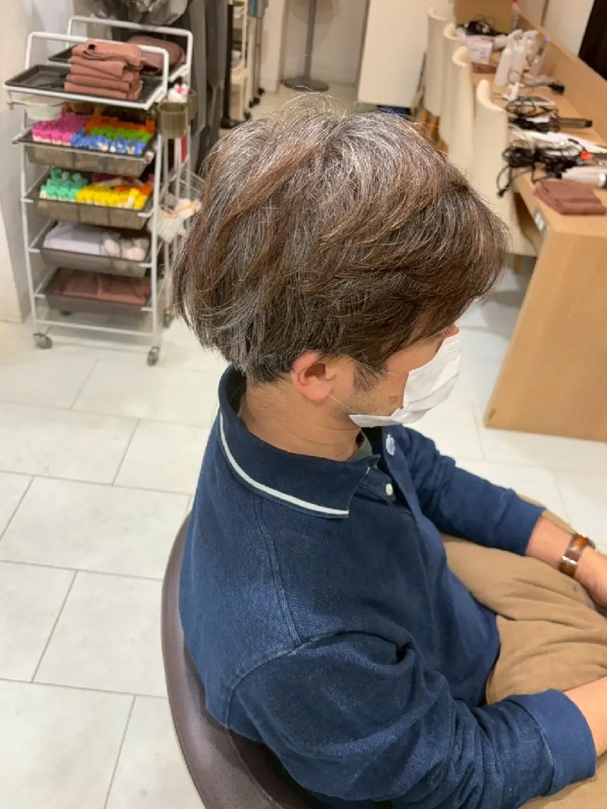 ショート カラー メンズ ヘアカラー ✨出口翼✨/🌈 カラーモデル募集中のヘアスタイル