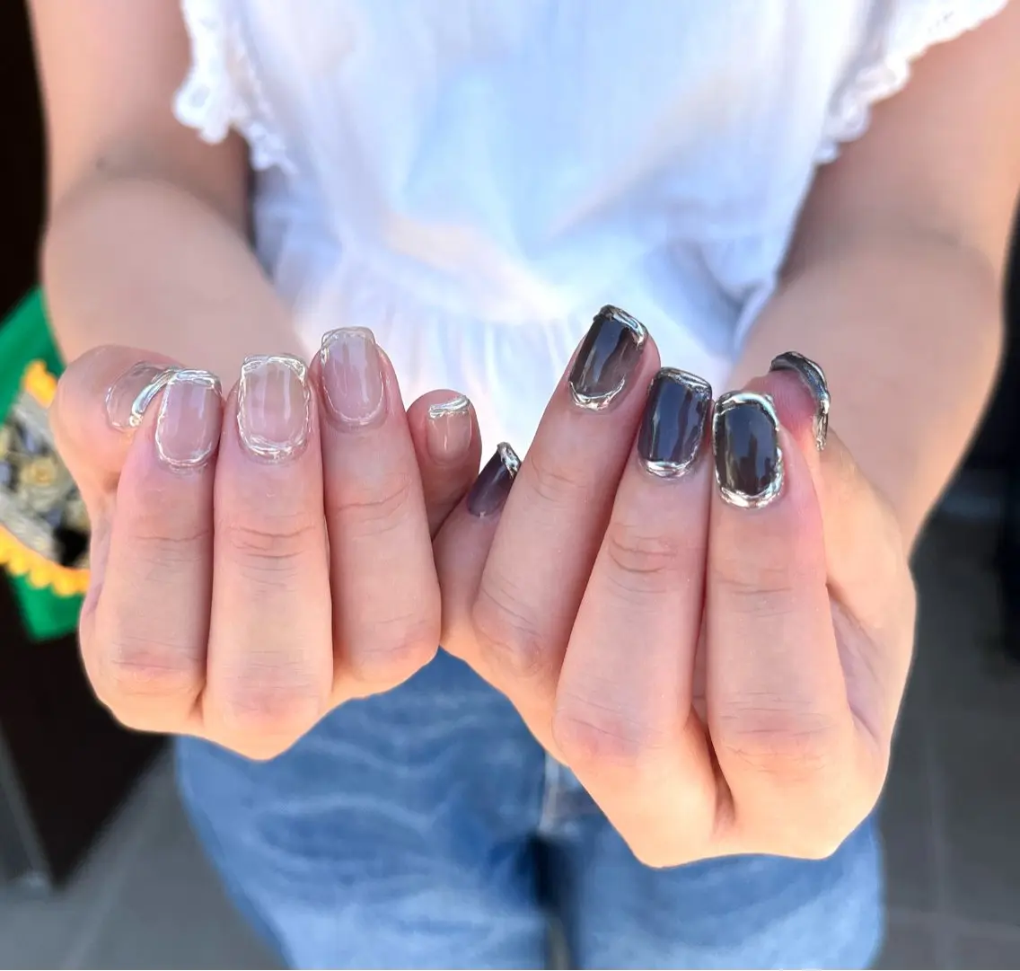ショート カラー キッズ ネイル 2DY NAIL SALONのネイルデザイン