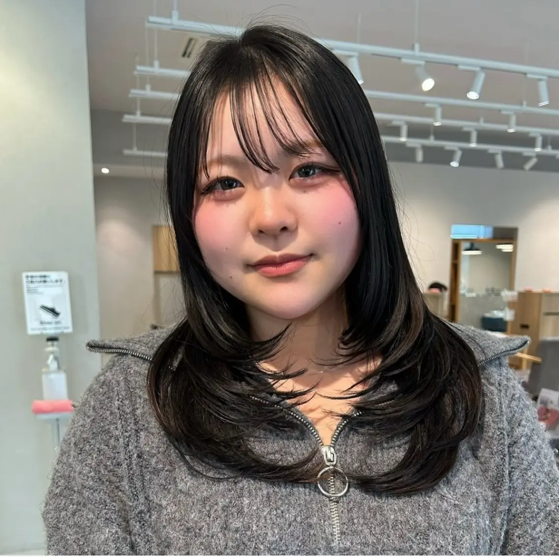 セミロング 小島 滉太のヘアスタイル