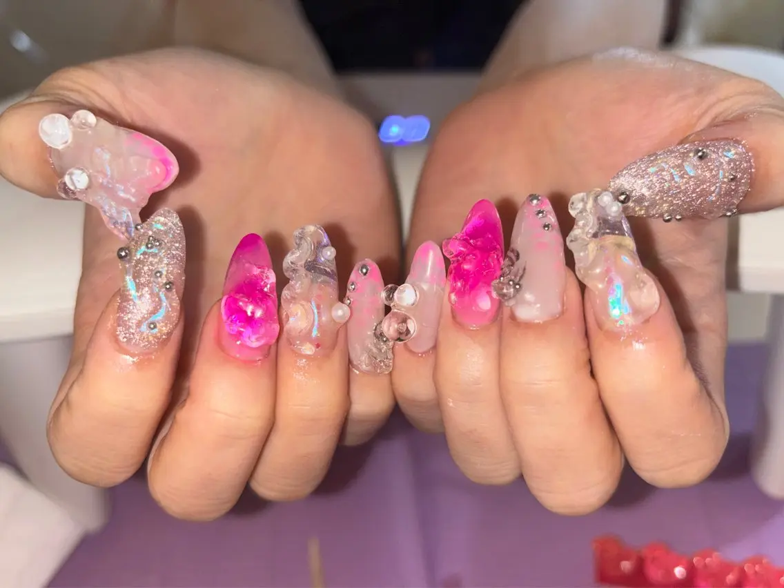 ネイル ハンドネイル .unff サラ🦷のネイルデザイン
