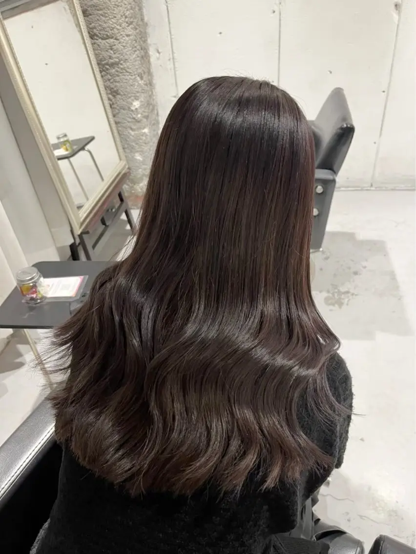 ロング カラー ブラウンカラー ダークブラウン ヘアカラー inc新小岩 🌱MANAMIのヘアスタイル