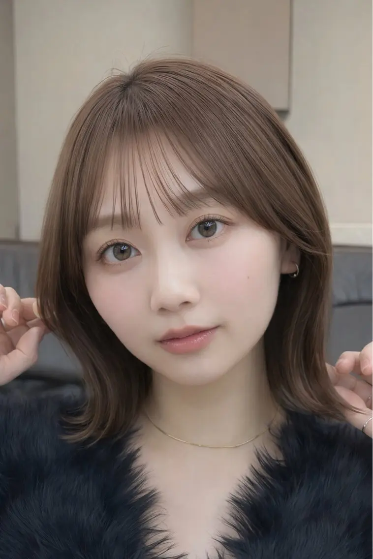 ショート ボブ 丸山 心 / 艶カラーのヘアスタイル