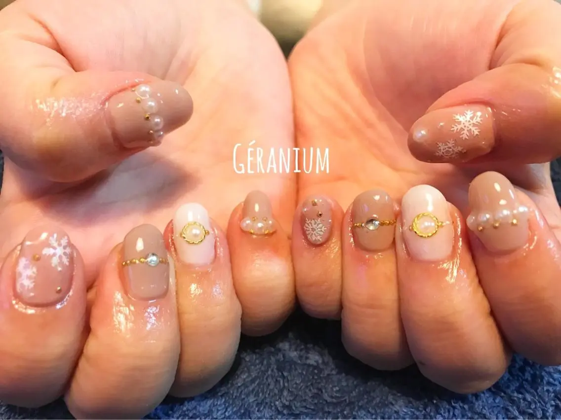 ネイル ハンドネイル GéRanium Harukaのネイルデザイン