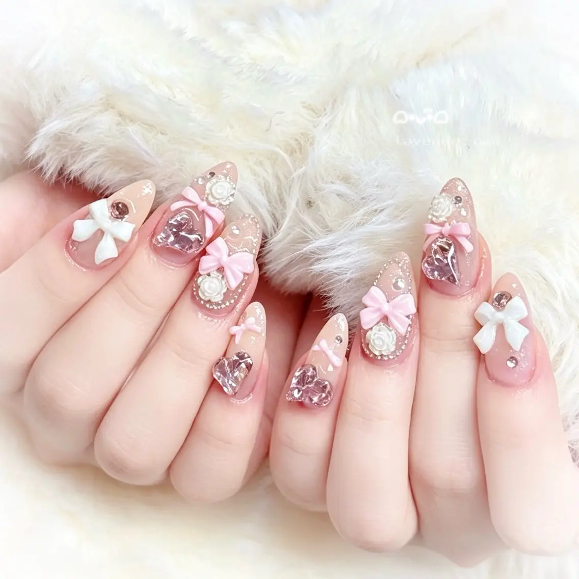 ネイル ハンドネイル Lavender nail·中島公園のネイルデザイン