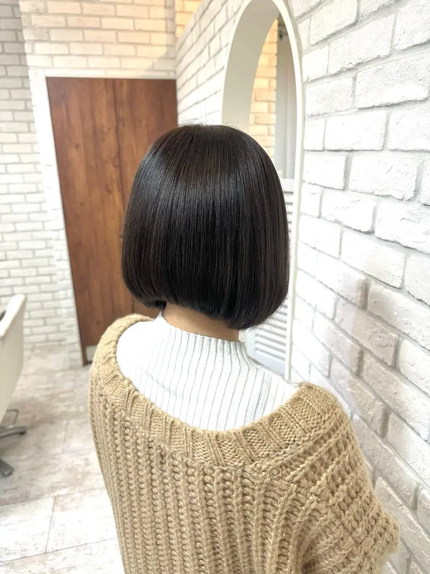 ショート 前下がりボブ ボブ カラーモデル0円/ 🎀Nanaseのヘアスタイル