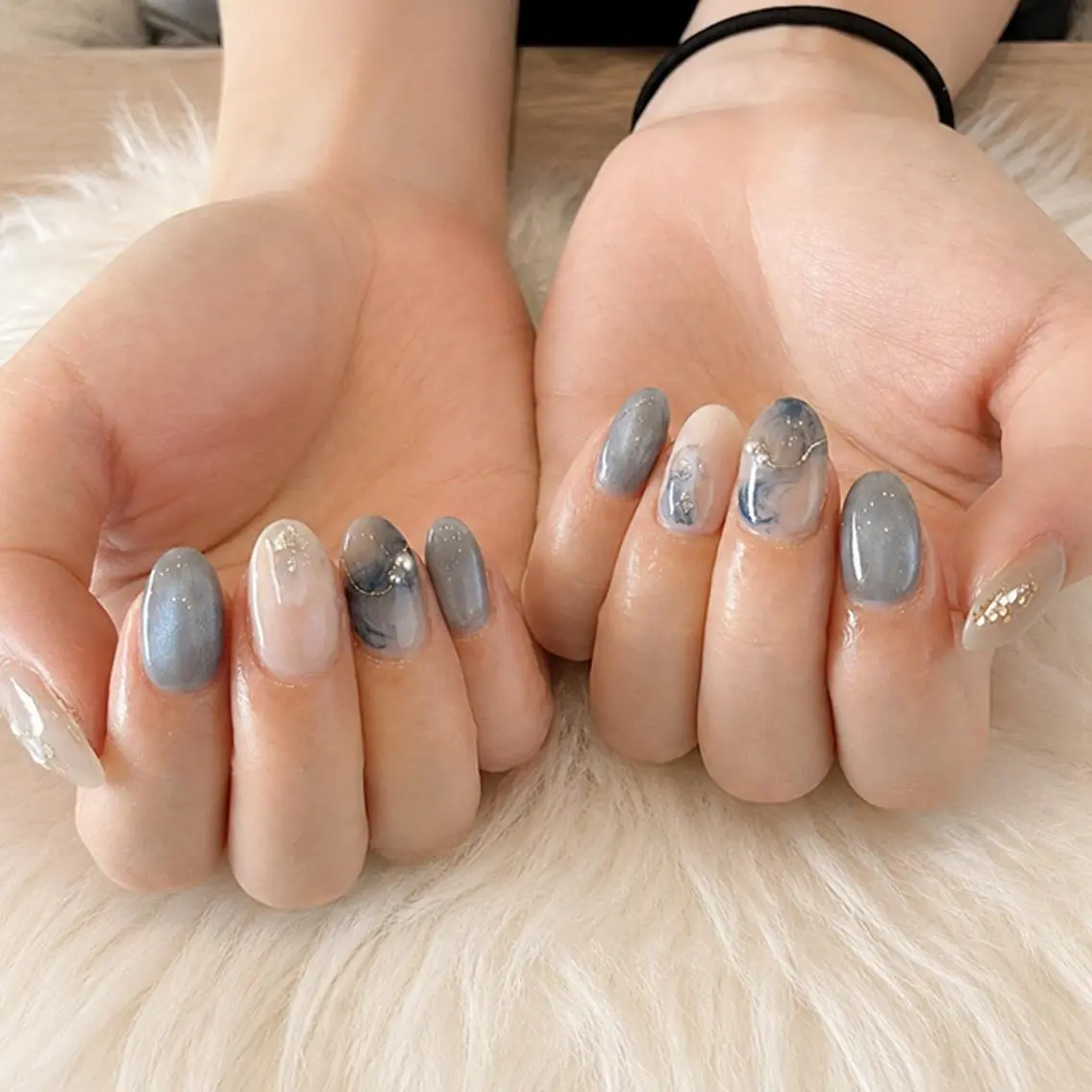 ネイル ニュアンスネイル ハンドネイル K. Harukaのネイルデザイン