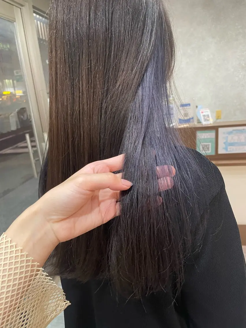 ロング カラー ブルーカラー ブルーラベンダー ラベンダーカラー 🫧ヒシダアキ taboo.i🫧のヘアスタイル