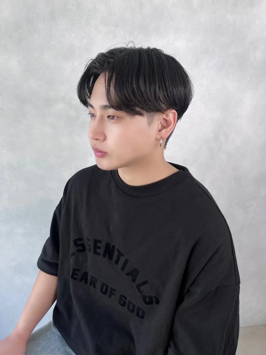 パーマ メンズ カット 大阪韓国メンズ特化 LUNAのヘアスタイル