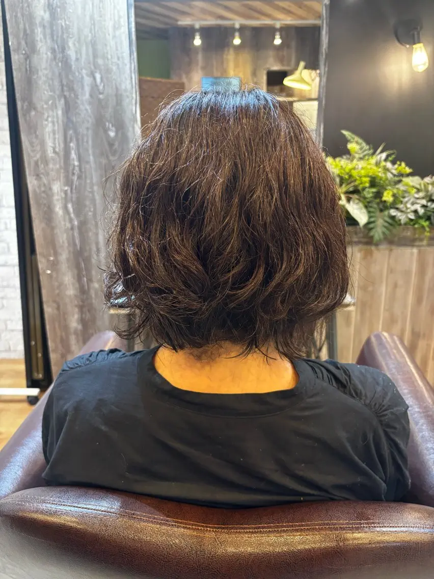 パーマ 上田 良夢のヘアスタイル