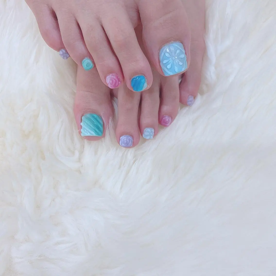 ネイル フットネイル SOL NAILのネイルデザイン