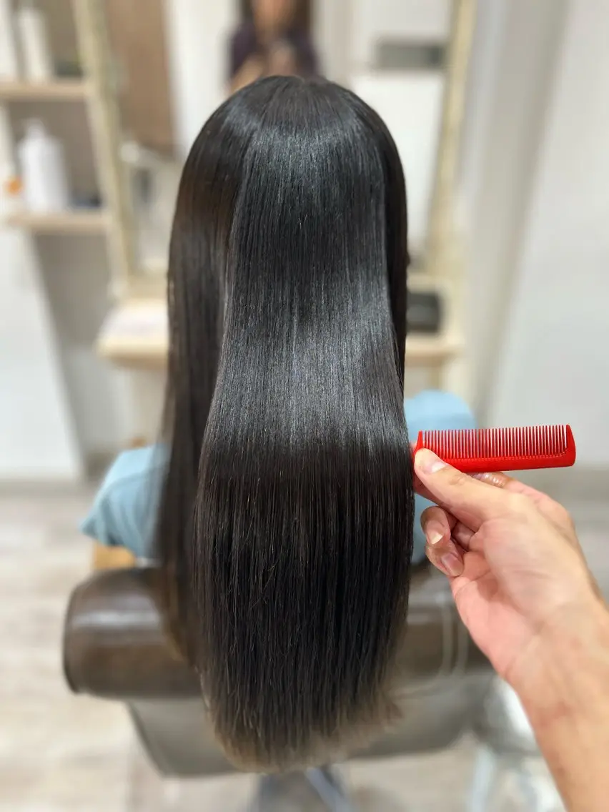 セミロング カラー パーマ 堀 大輔のヘアスタイル