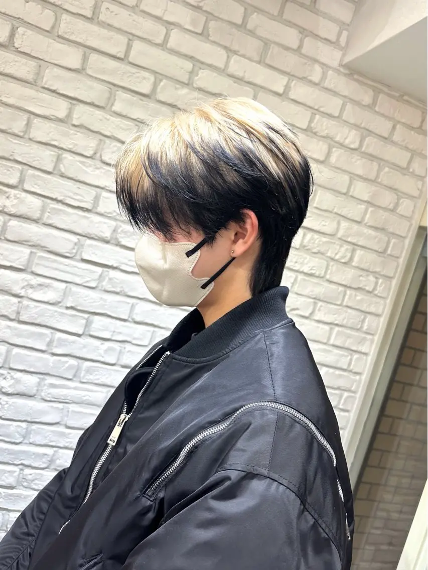 ショート カット ヘアカラー トリートメント 【Remii】 山﨑健太のヘアスタイル