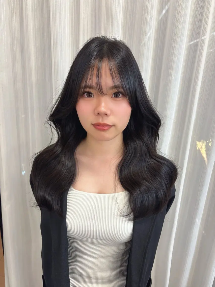 ロング カラー ヘアアレンジ ヘアカラー JUNOHAIR. MIAN.⋆𝜗𝜚のヘアスタイル