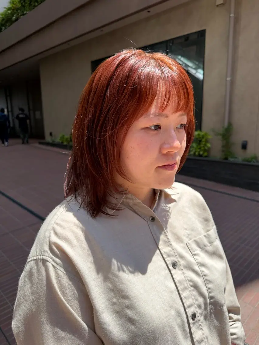 ショート ヘアカラー 得能 慶太のヘアスタイル