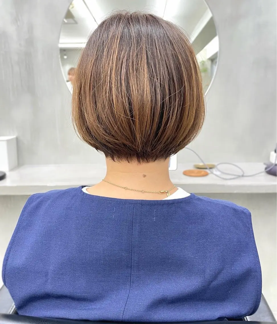ショート ボブ ショートヘア カット トリートメント 👑ボブはお任せ ミヤノ👑のヘアスタイル