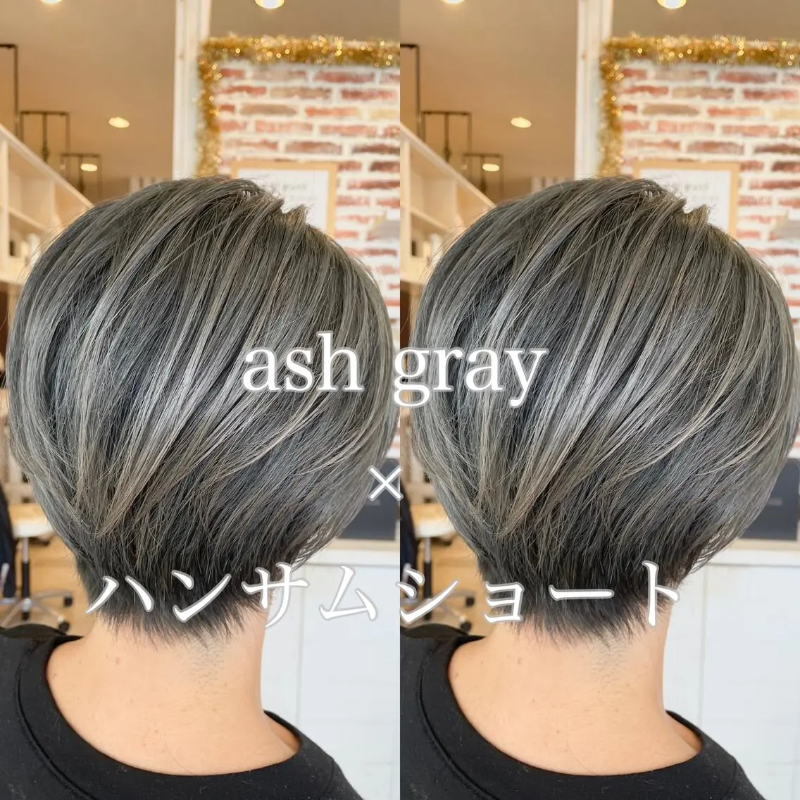 ショート カラー ハンサムショート ショートヘア 東恩納 誠のヘアスタイル
