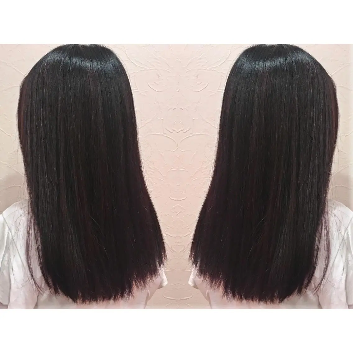 セミロング カラー ヘアアレンジ バイオレットカラー 蔵前🫧韓国風レイヤ ーカット🫧KAHOのヘアスタイル