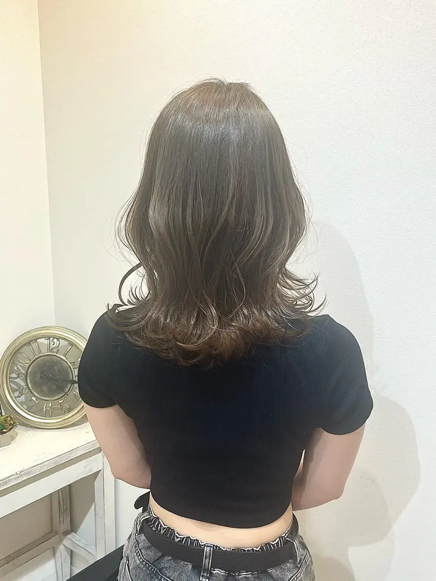 ミディアム 🪞Unge チヒロ 女性限定のヘアスタイル