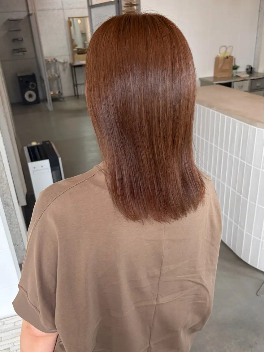 ミディアム 小川 美咲のヘアスタイル