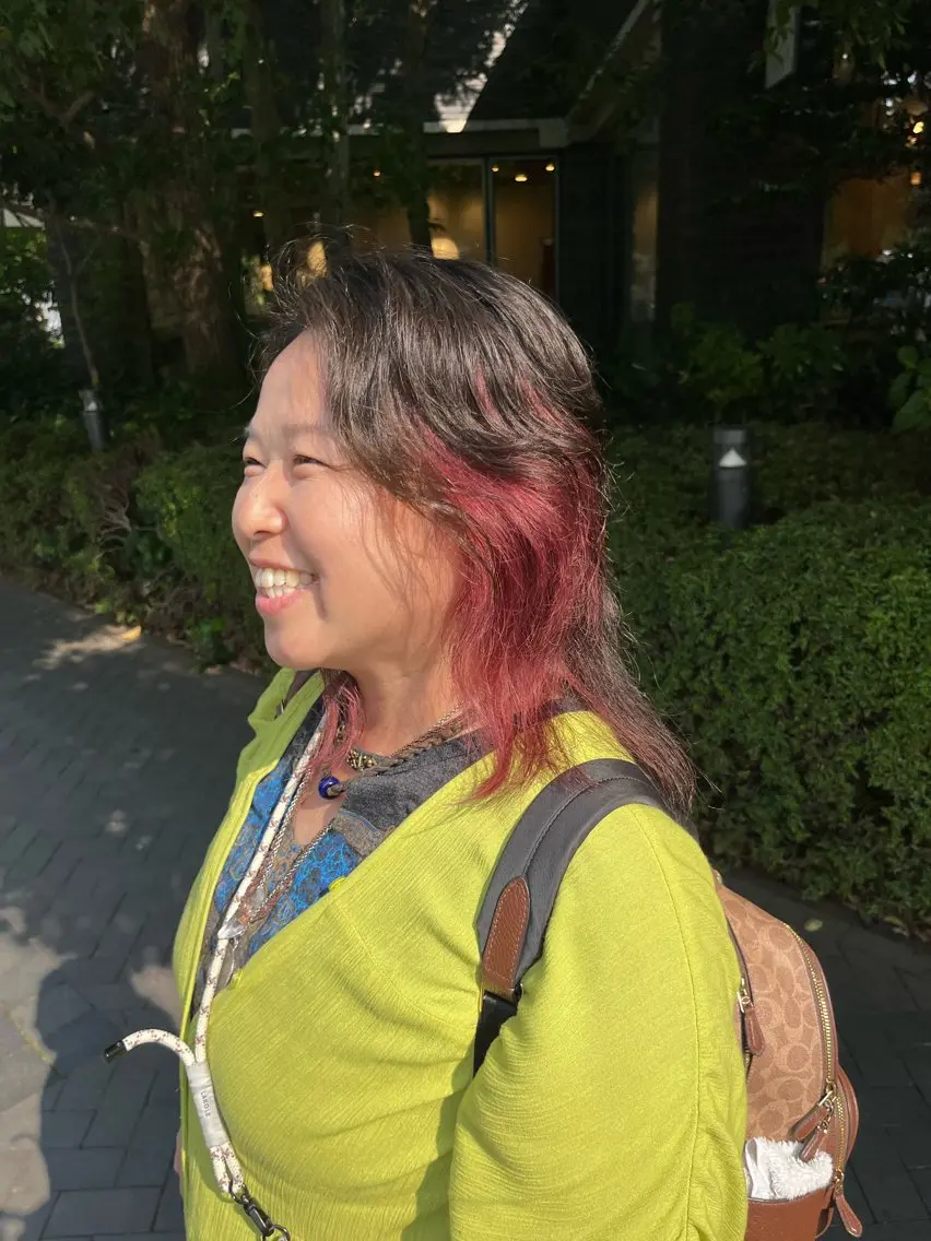 カラー インナーカラー ヘアカラー しみず ちかえのヘアスタイル