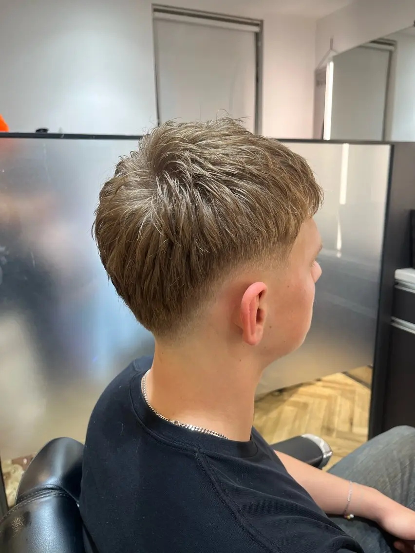 ショート メンズ フェードカット カット 💈きかわ あさひ💈のヘアスタイル