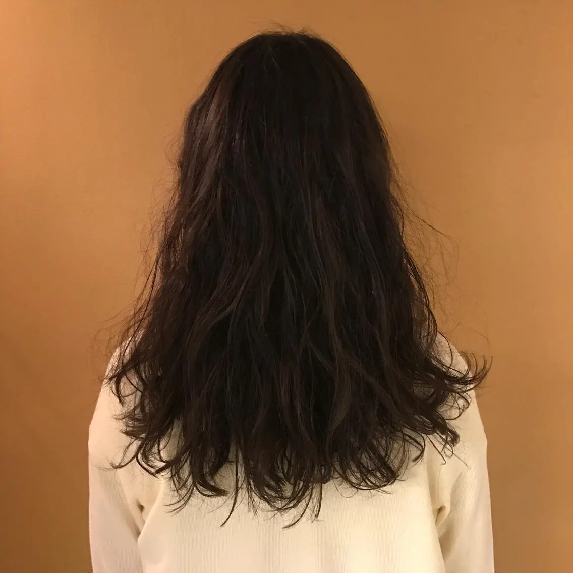セミロング パーマ セミロングパーマ のばた ちかのヘアスタイル