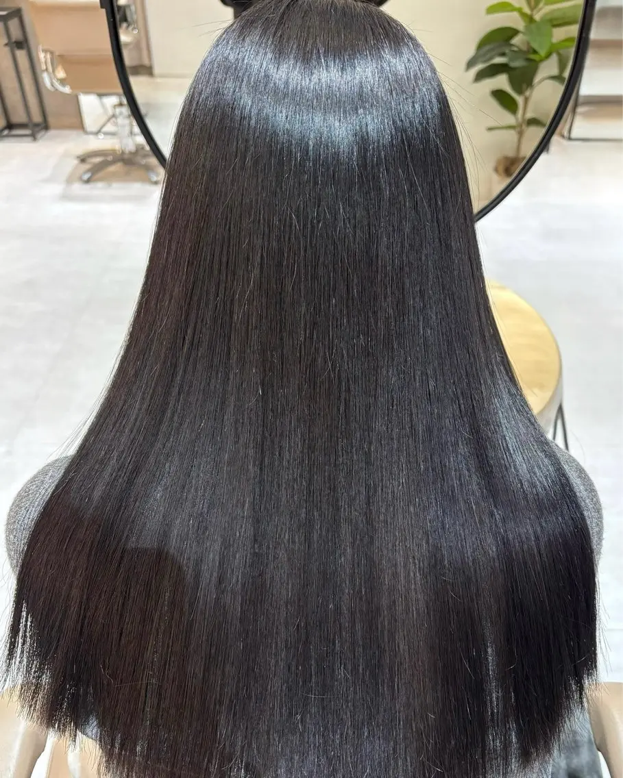 ロング カラー ブリーチ 透明感カラー ブリーチなしカラー 髪質改善 ヘアカラー トリートメント 京都駅/透明感カラー /髪質改善/岩崎拓郎のヘアスタイル