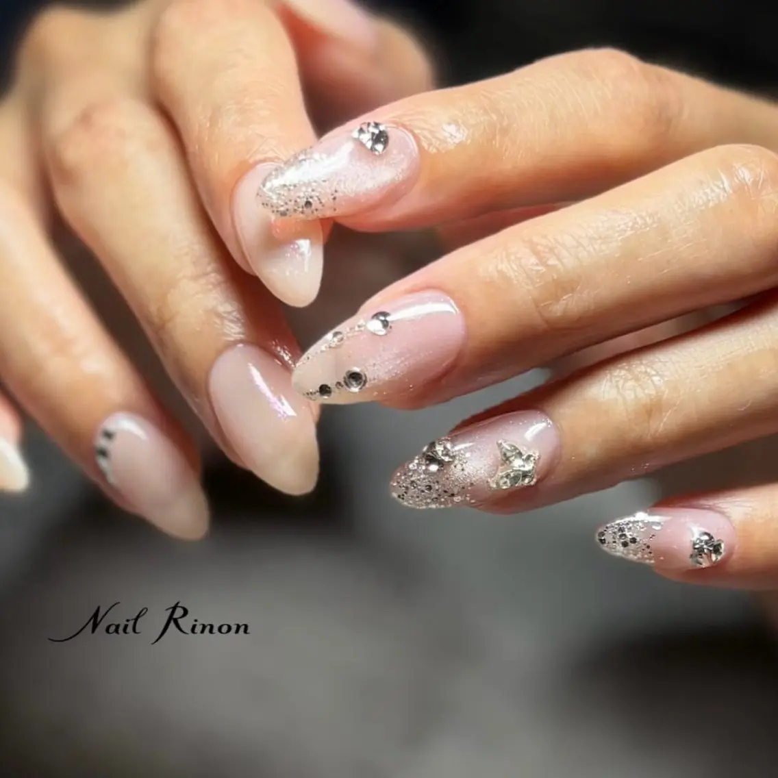 ネイル キラキラネイル ハンドネイル Nail Rinonのネイルデザイン
