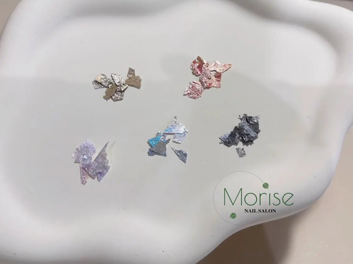 ネイル フットネイル フレンチネイル ジェルネイル ガラスフレンチ 韓国ネイル MoriseNail 原宿店のネイルデザイン