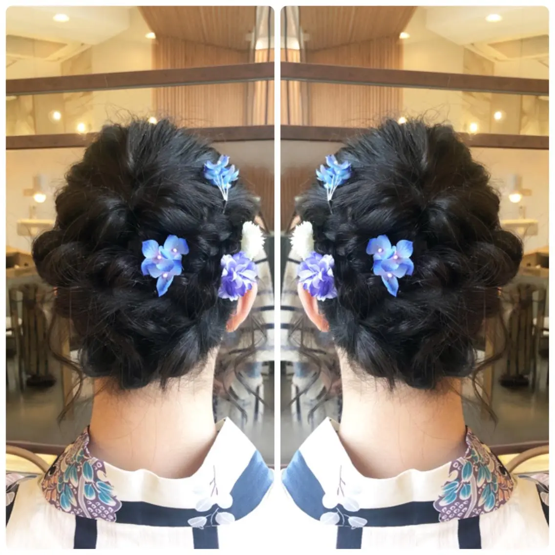 ミディアム ヘアアレンジ 浴衣 カット 縮毛矯正 トリートメント 小山内 龍一郎 店長のヘアスタイル