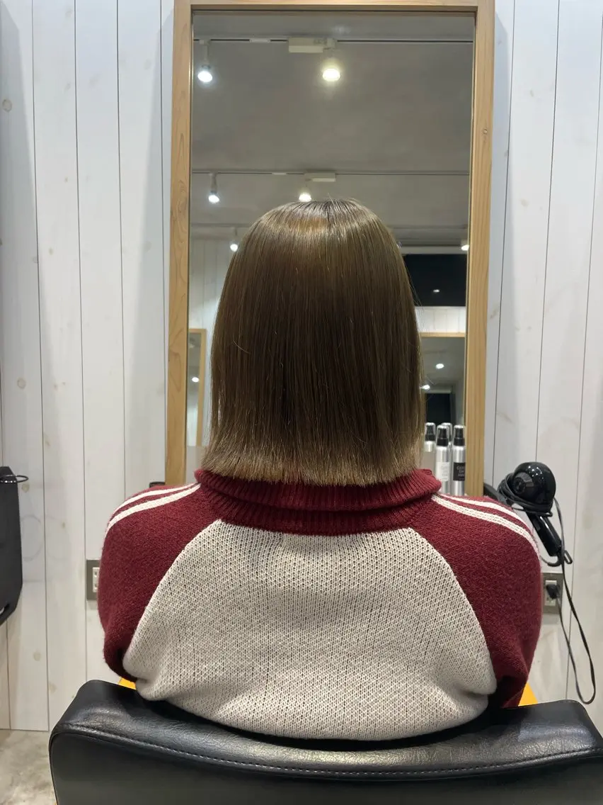 ブリーチ無しwカラーの写真