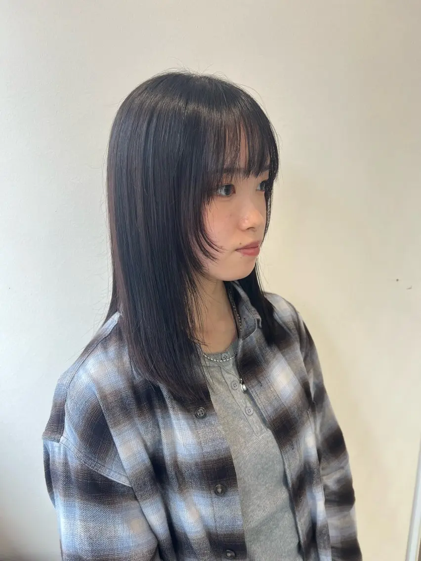 セミロング 顔周りカット レイヤーカット カット ヘアカラー トリートメント yuuna. 🪽のヘアスタイル