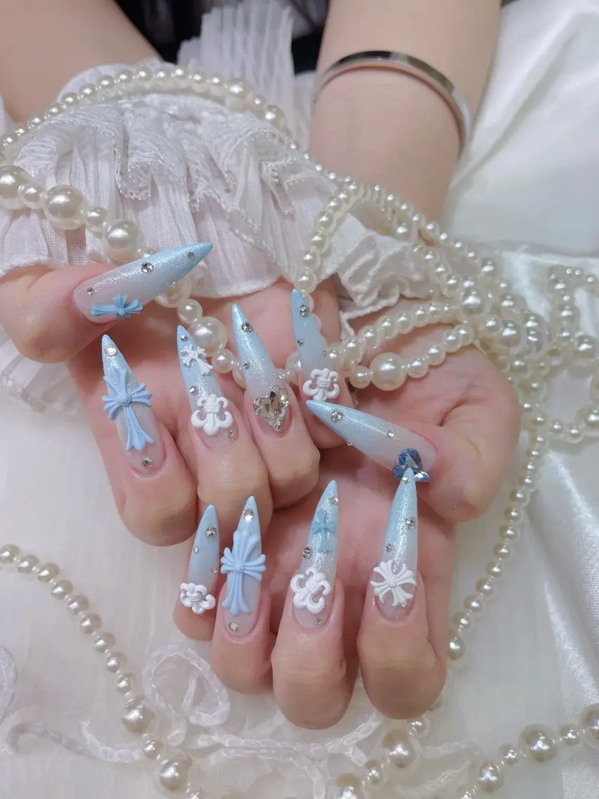 ネイル クリアネイル 韓国ネイル マグネットネイル ピンク スカルプネイル ハンドネイル princess スカルプ専門店のネイルデザイン