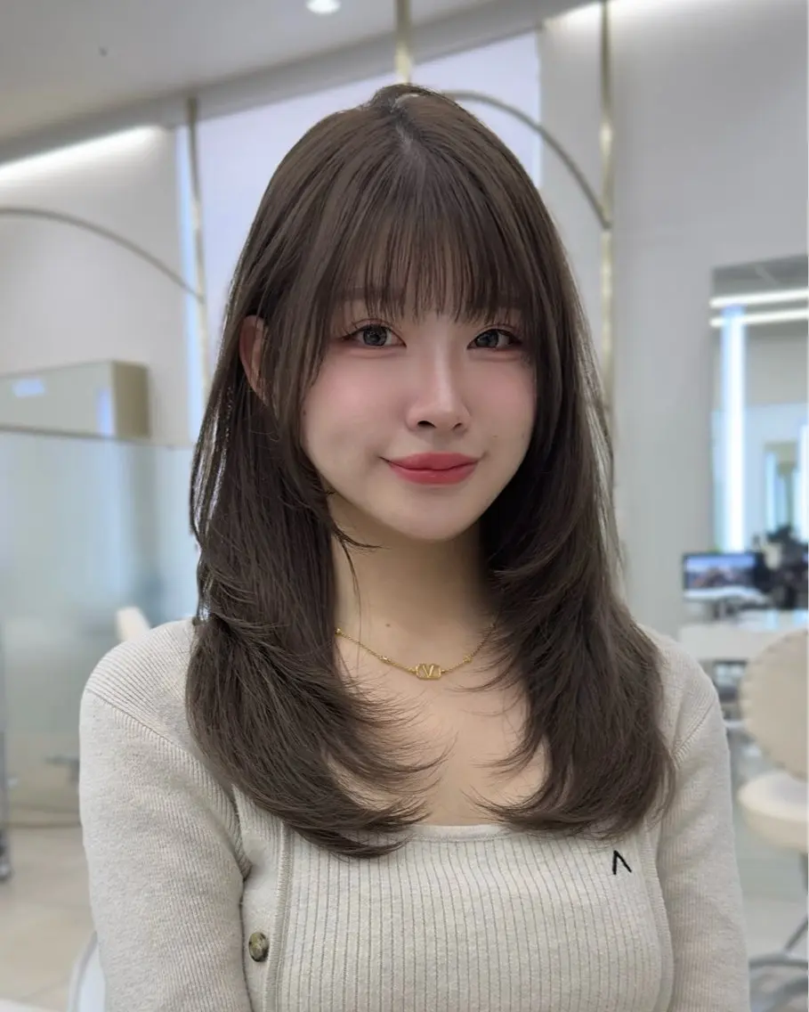 ロング レイヤーカット yume. COA GINZAのヘアスタイル