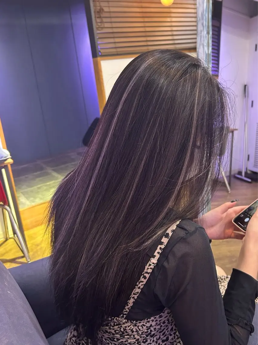 【何度でも◎】🧊ブリーチハイライトカラー+1stepトリートメント🧊の写真