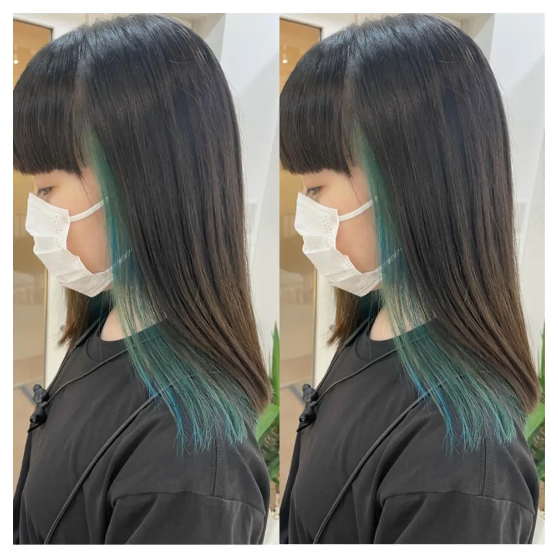 ミディアム カラー ヘアカラー トリートメント 村山 茉衣のヘアスタイル