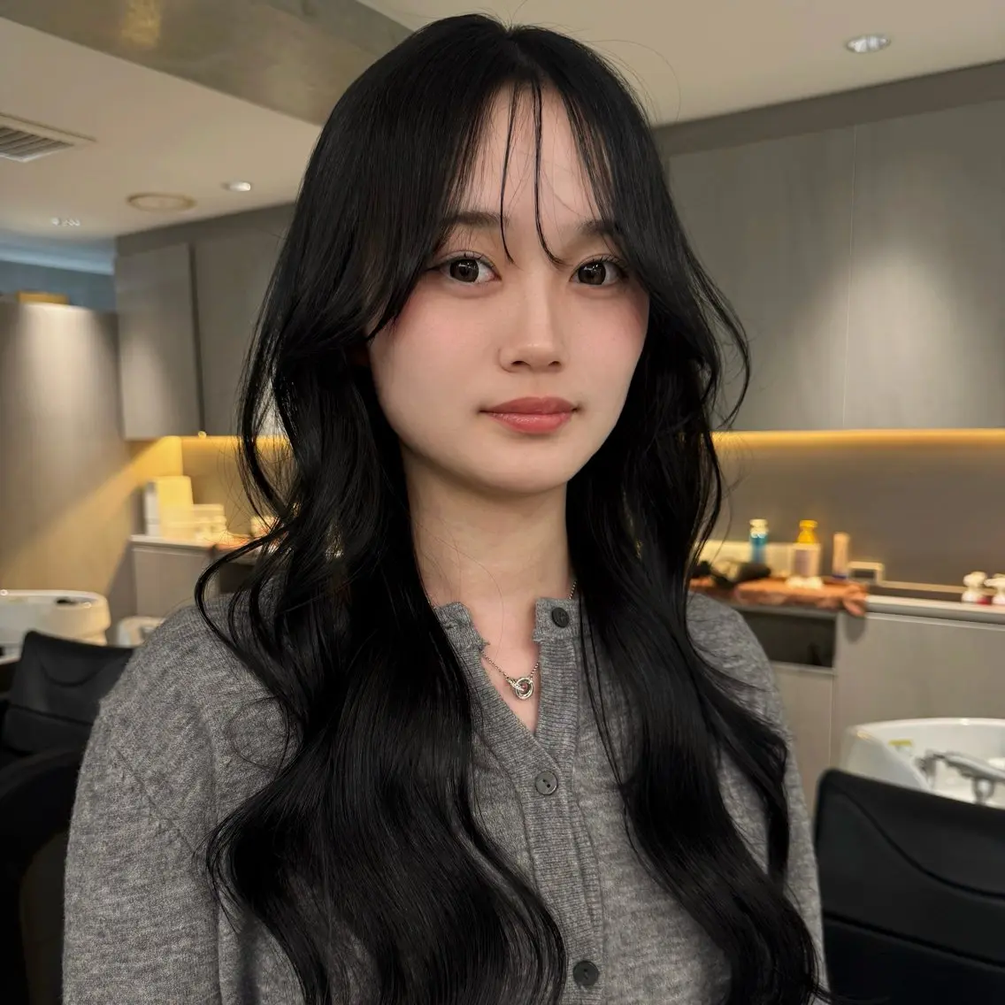 ロング カラー カラーモデル募集🎀 朋美のヘアスタイル