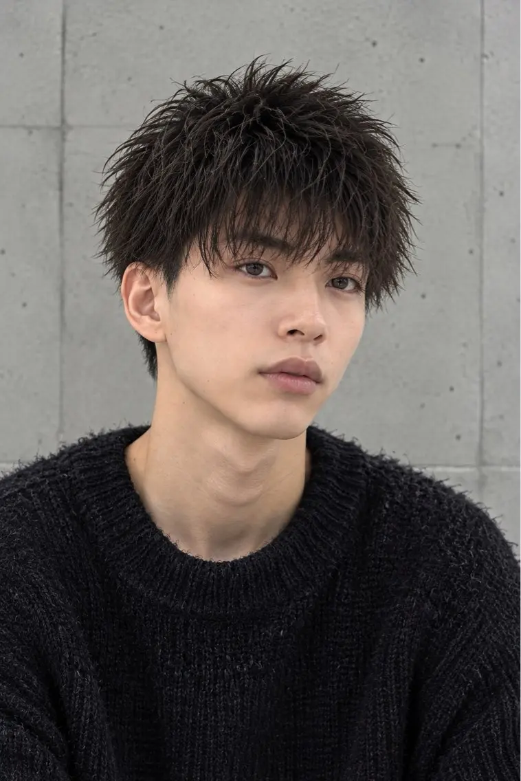 ショート メンズ カット 鳥ちゃん🐥/中性系 /西中島/新大阪のヘアスタイル