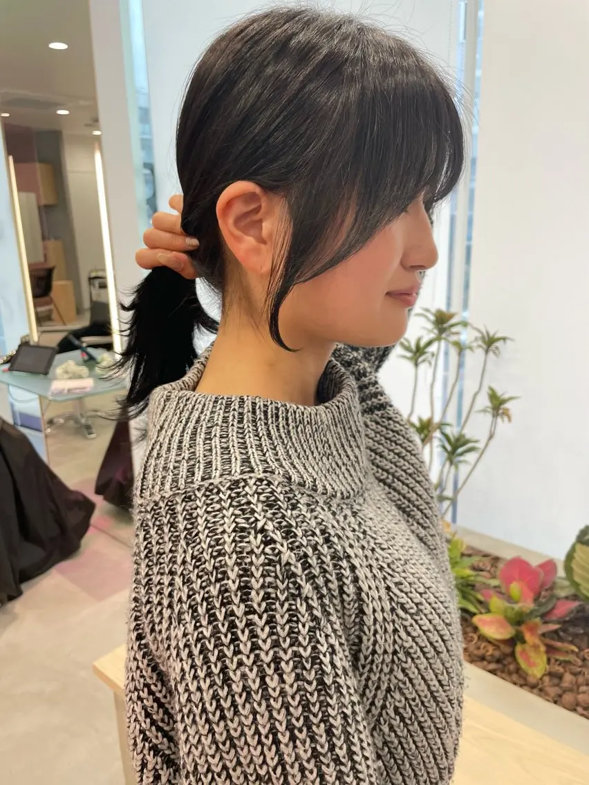 【学生限定】顔周りカット＋カラー＋トリートメントの写真