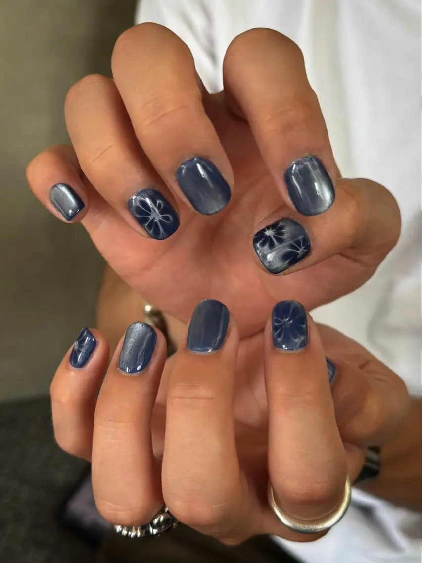 メンズ ネイル マグネットネイル メンズネイル lio nail___のネイルデザイン