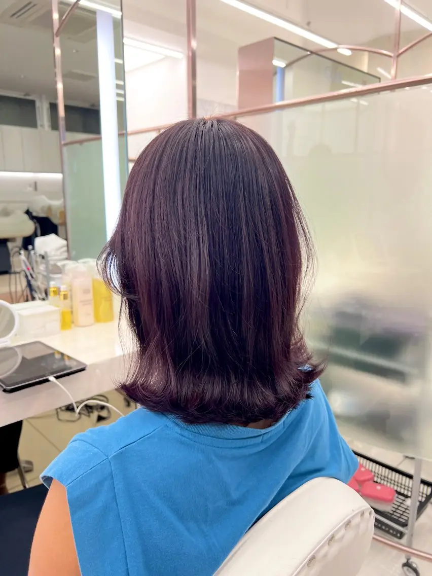 ミディアム カラー 髪質改善 / coa しずく🐈‍⬛のヘアスタイル