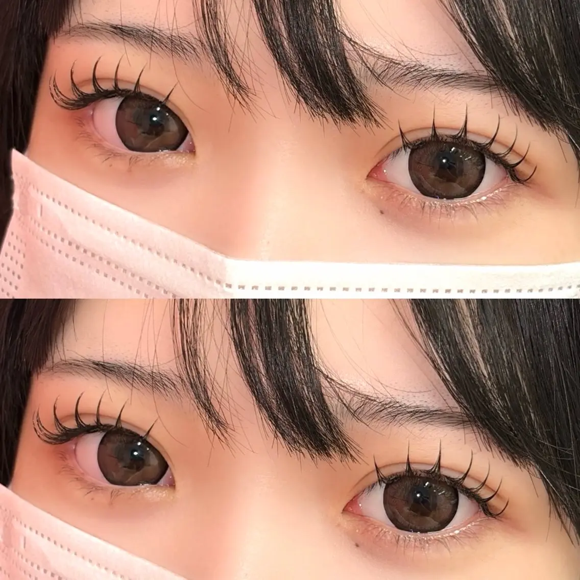 マツエク・マツパ Dカール フラットラッシュ HARU KAのマツエク・マツパデザイン