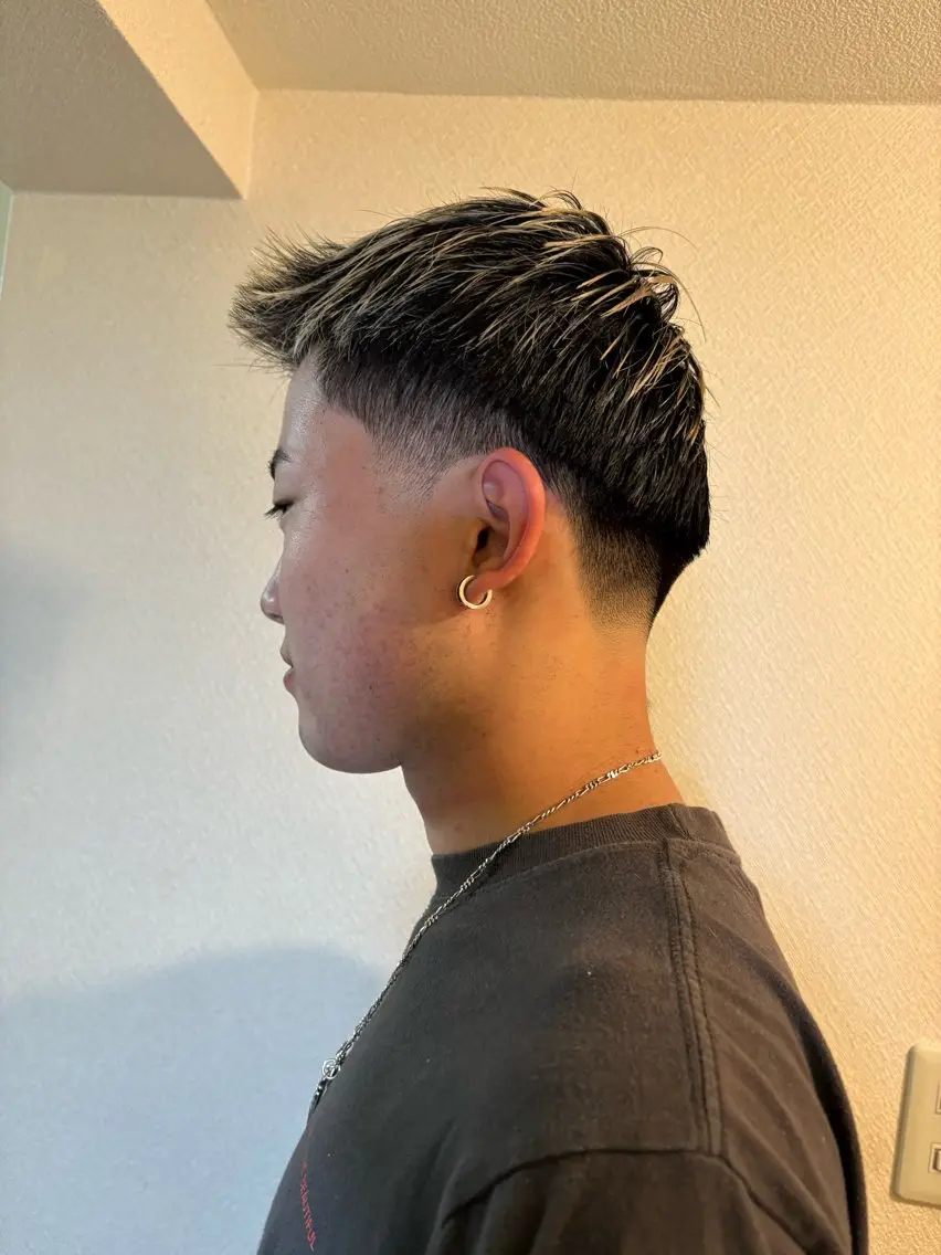 ミディアム メンズ 前田 幸輝のヘアスタイル