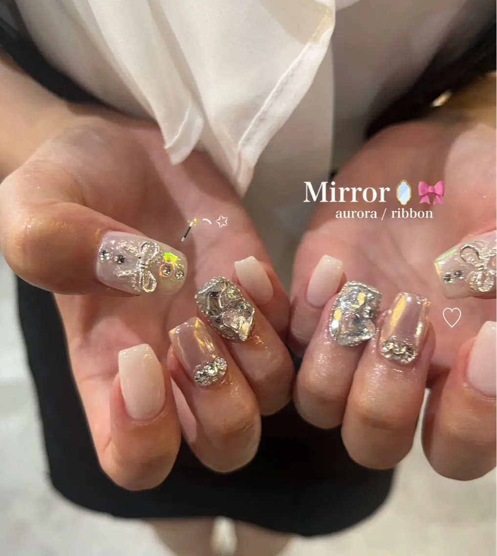 ネイル オーロラネイル ハンドネイル Ibuki 🎀仙台パルコ🎀のマツエク・マツパデザイン