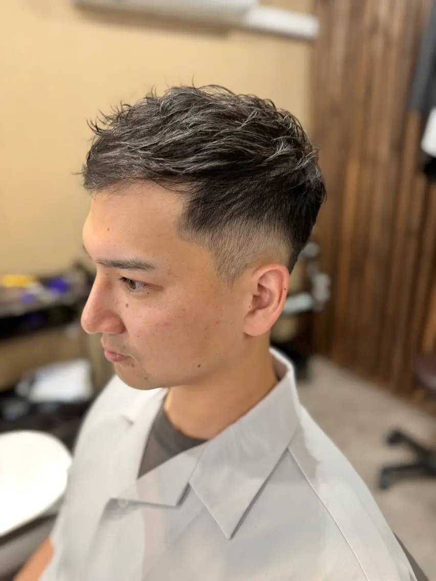 ショート ショートヘア カット 吉岡 三四朗のヘアスタイル