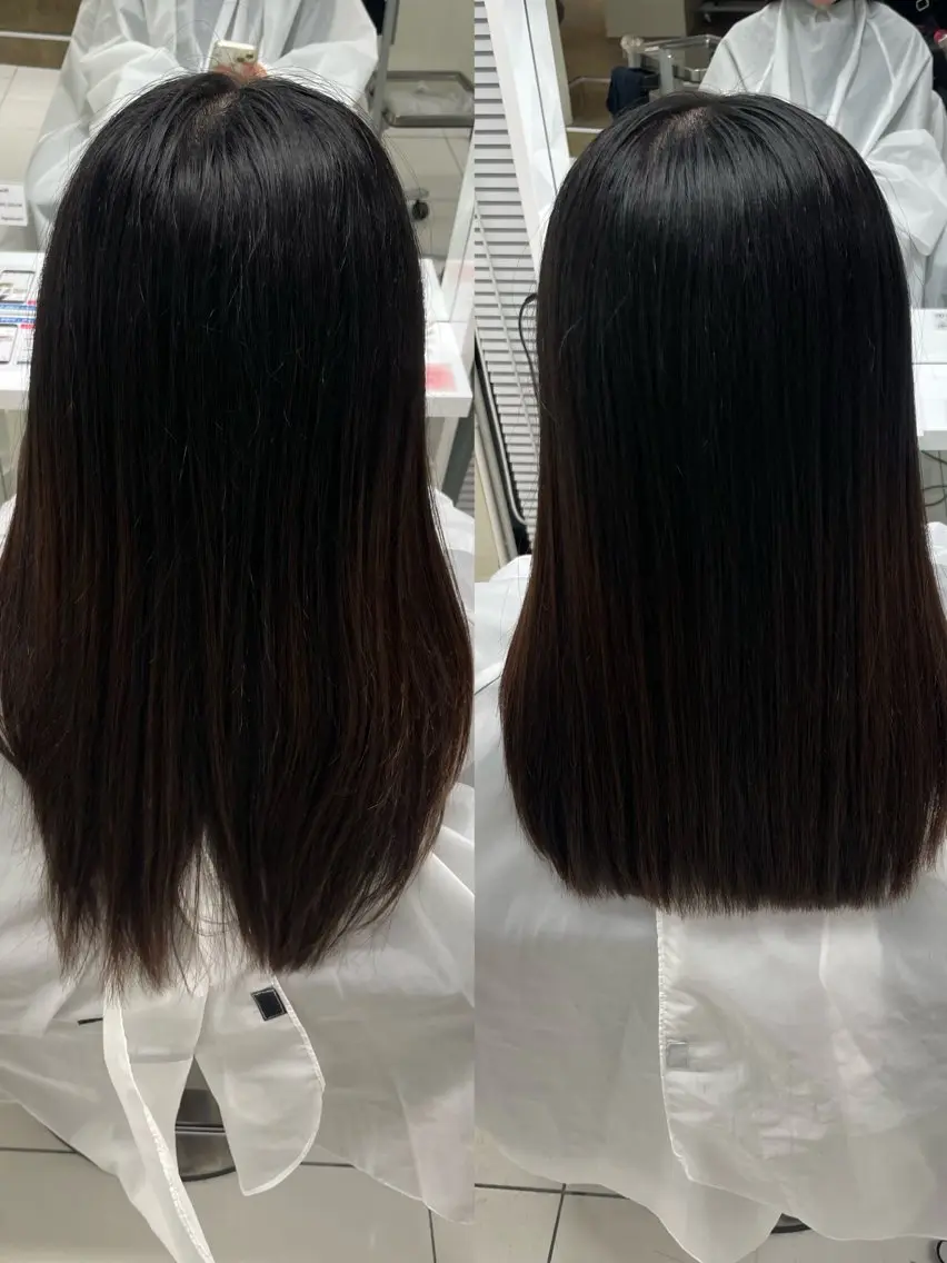 ロング yuzuna ハイトーン 天神のヘアスタイル