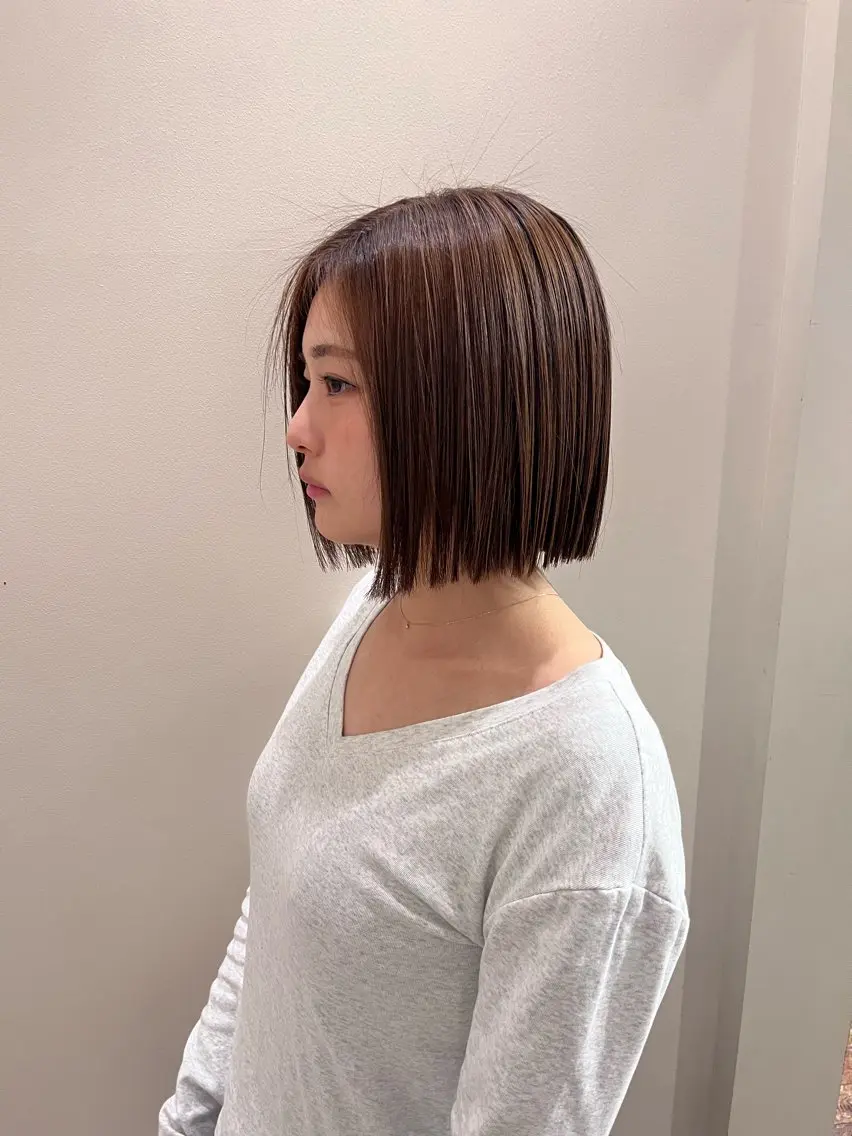 ショート トリートメント 【美ボブ.艶カラー. 梅田茶屋町】midoのヘアスタイル