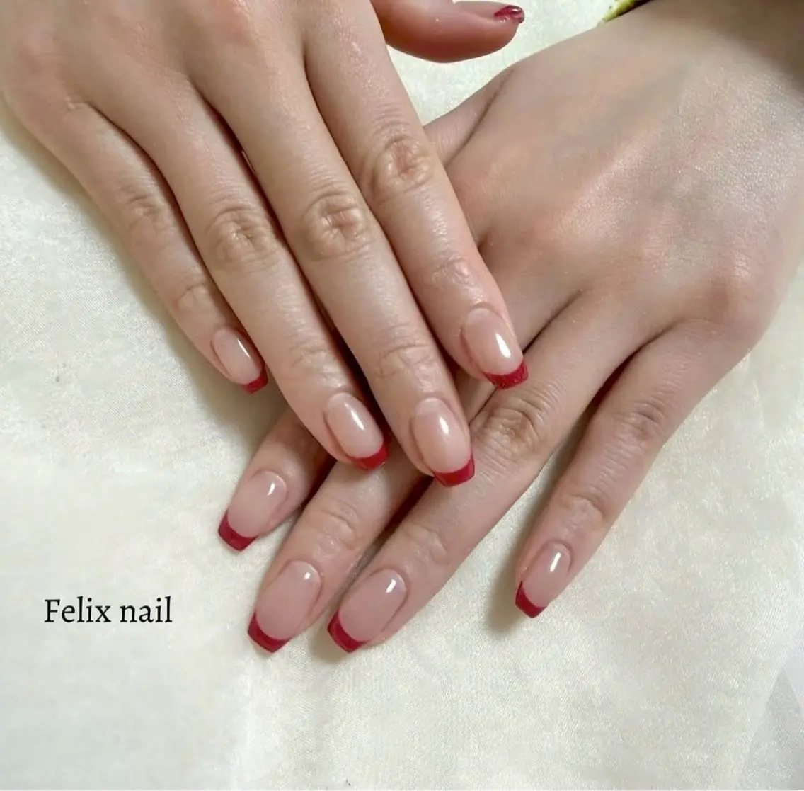 ネイル ハンドネイル Felixnail TANAKA🐰🤍のネイルデザイン